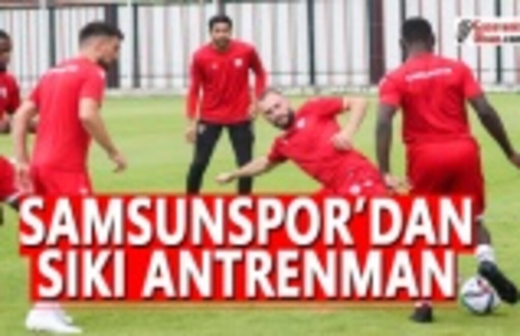 Samsunspor Antrenman Yaptı