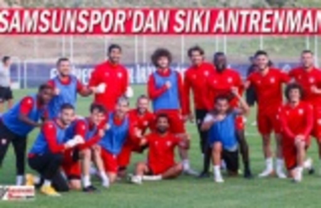 Samsunspor'dan Sıkı Antrenman