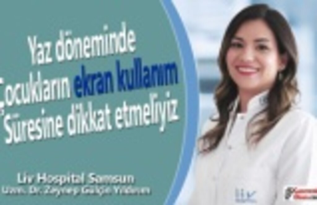 Yaz döneminde çocukların ekran kullanım süresine dikkat etmeliyiz