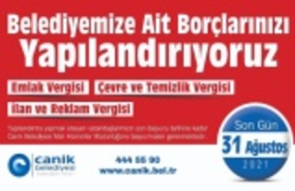 Başkan Sandıkçı'dan vergi borçlarını yapılandırma çağrısı