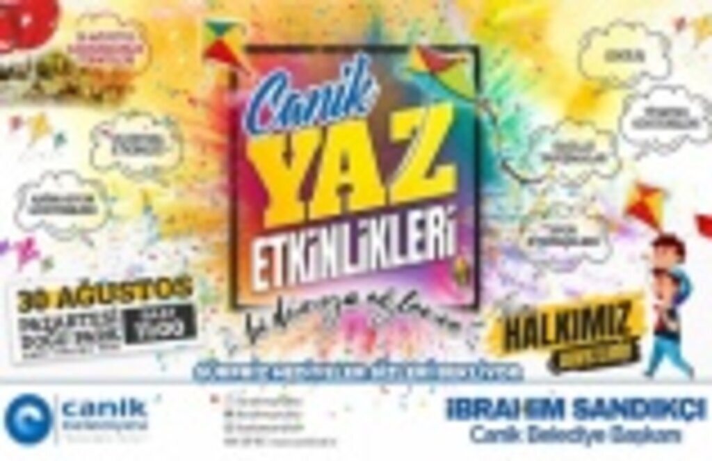 Canik Belediyesi'nden Yaz Etkinlikleri Coşkusu