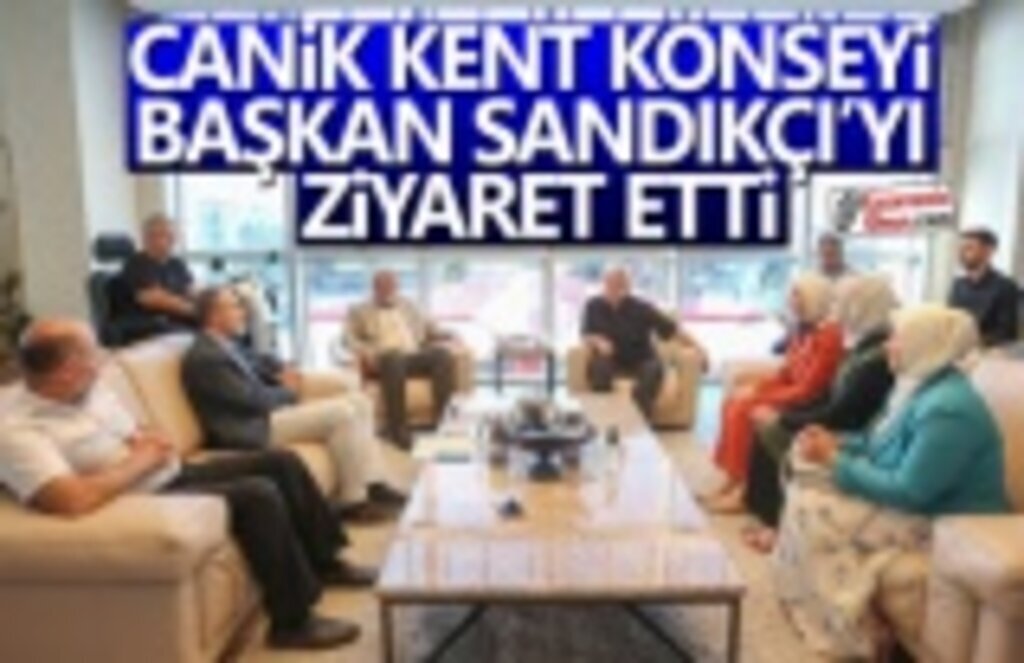 Canik Kent Konseyi Başkan Sandıkçı'yı Ziyaret Etti