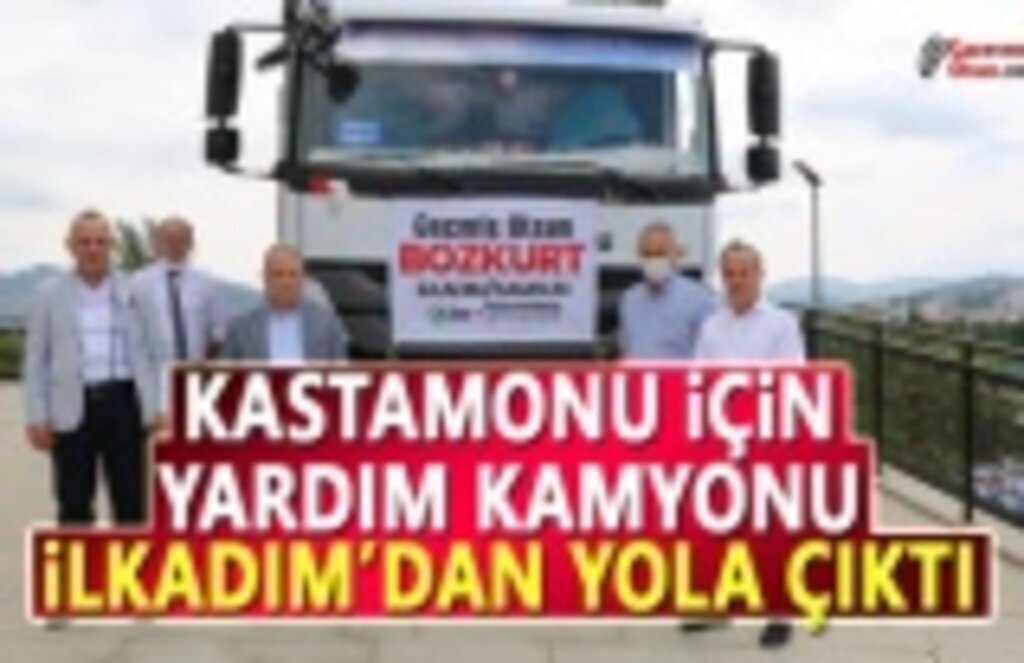 Kastamonu için yardım kamyonu İlkadım'dan yola çıktı