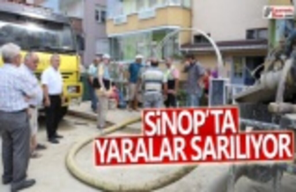 Samsun Büyükşehir'den Sinop'a Yardım Sürüyor