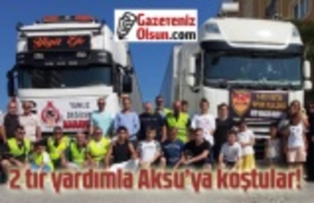Samsun’dan Antalya’ya 2 tır dolusu yardım