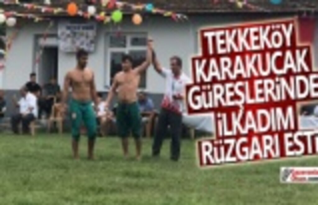 Tekkeköy Karakucak Güreşlerinde İlkadım Rüzgarı Esti