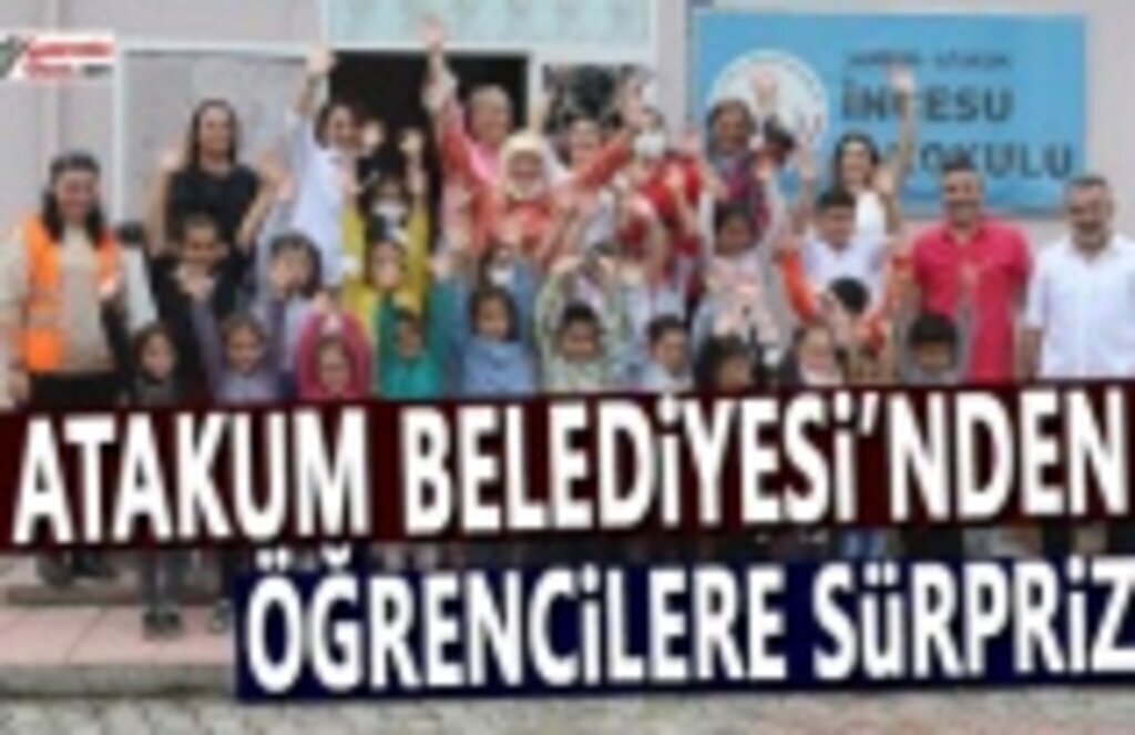 Atakum Belediyesi’nden öğrencilere sürpriz