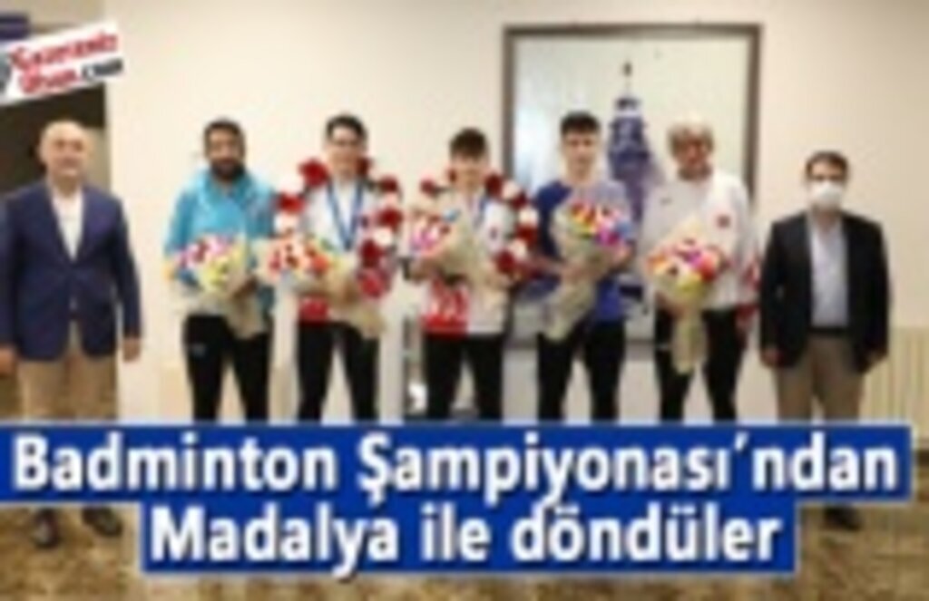 Badminton Şampiyonası’ndan madalya ile döndüler
