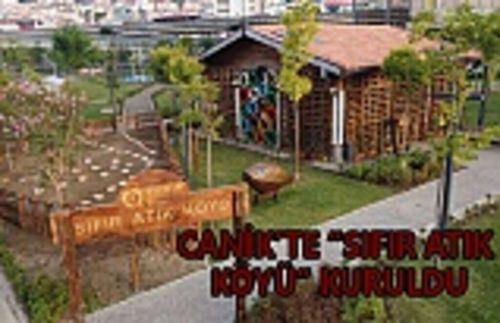 Canik’te sıfır atık köyü kuruldu