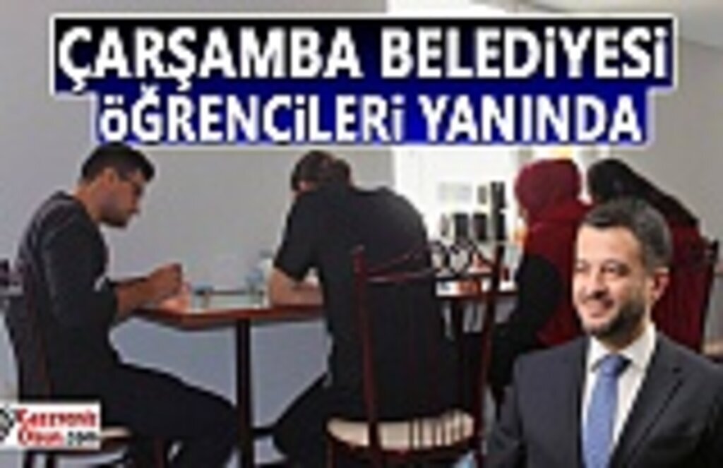 Çarşamba Belediyesi Öğrencilerin Yanında