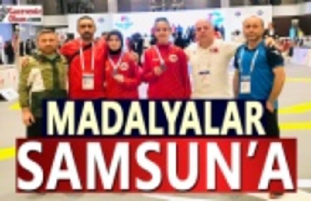 Madalyalar Samsun Büyükşehir’e