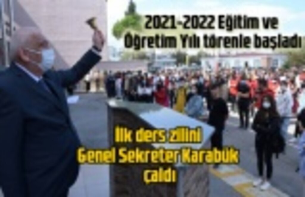 Samsun İMTAL’in ilk ders zilini Genel Sekreter Karabük çaldı