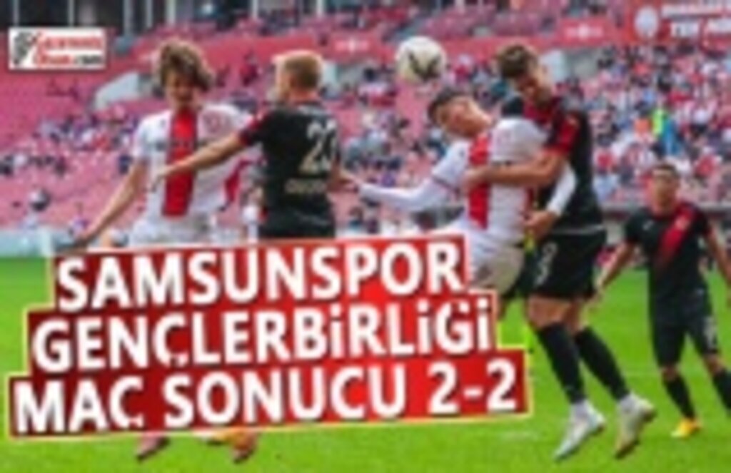 Samsunspor Gençlerbirliği maç sonucu : 2-2