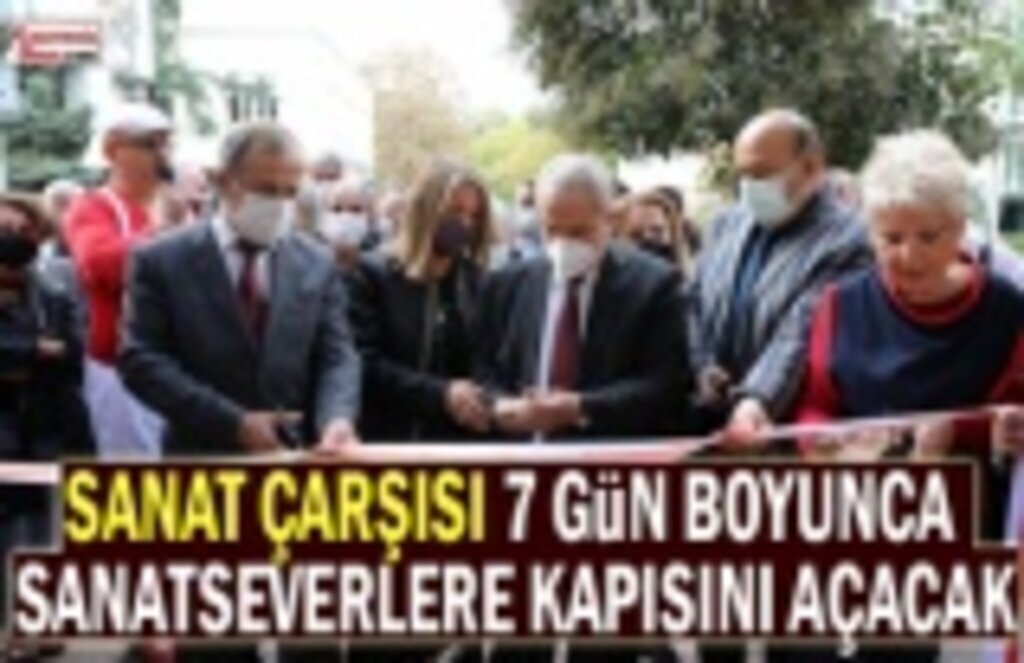 Başkan Demirtaş Sanat Çarşısı sergisi açılışını yaptı