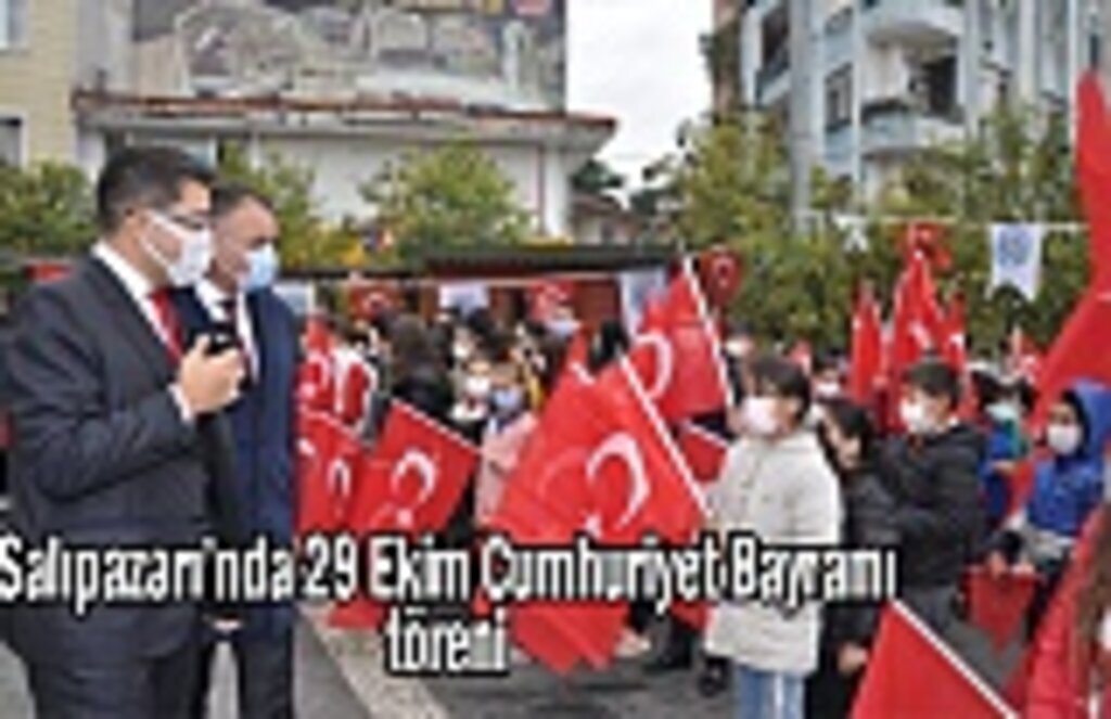 Salıpazarı’nda 29 Ekim Cumhuriyet Bayramı töreni