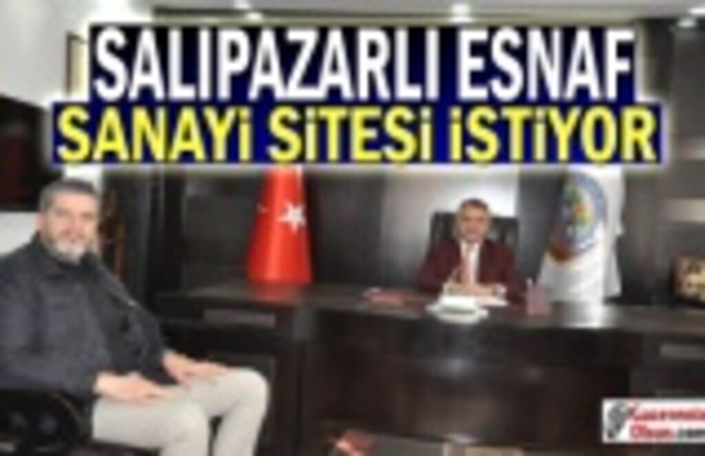 Salıpazarlı Esnaf Sanayi Sitesi İstiyor