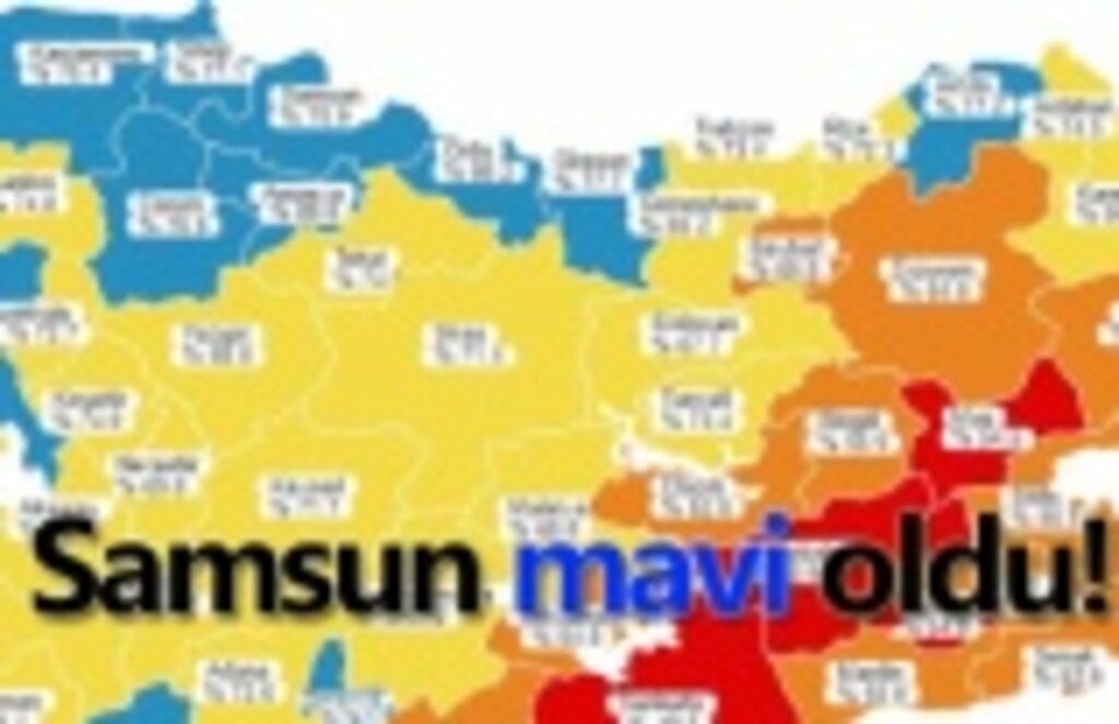 Samsun mavi oldu, Vali Dağlı'dan teşekkür
