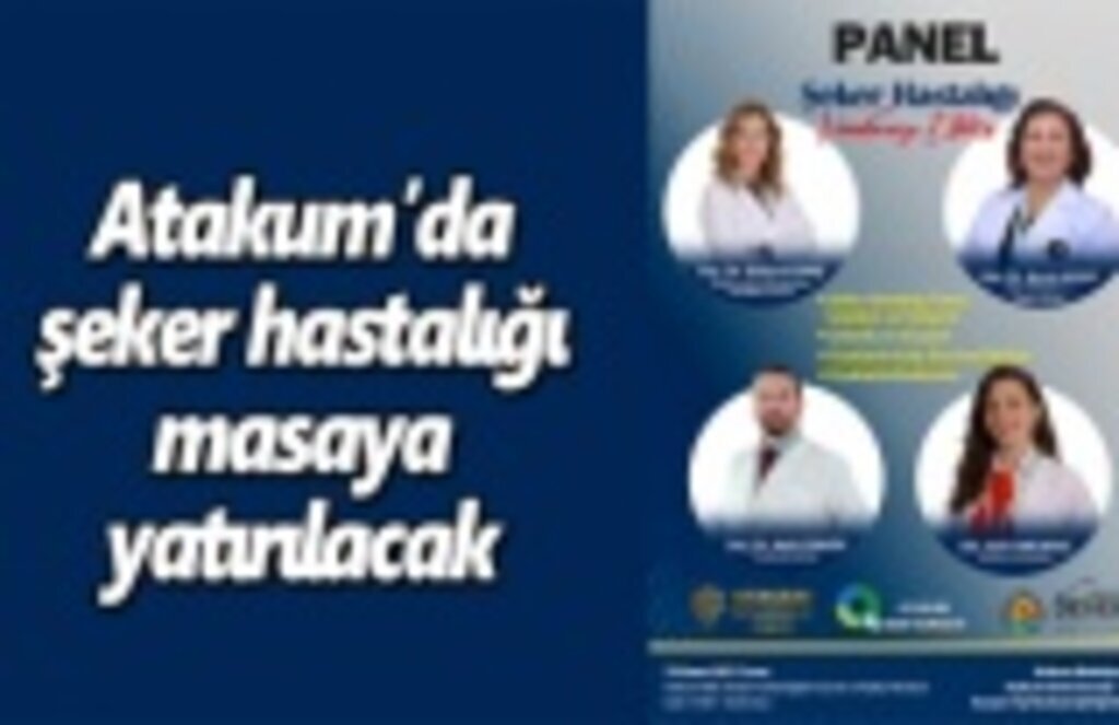 Atakum’da şeker hastalığı masaya yatırılacak