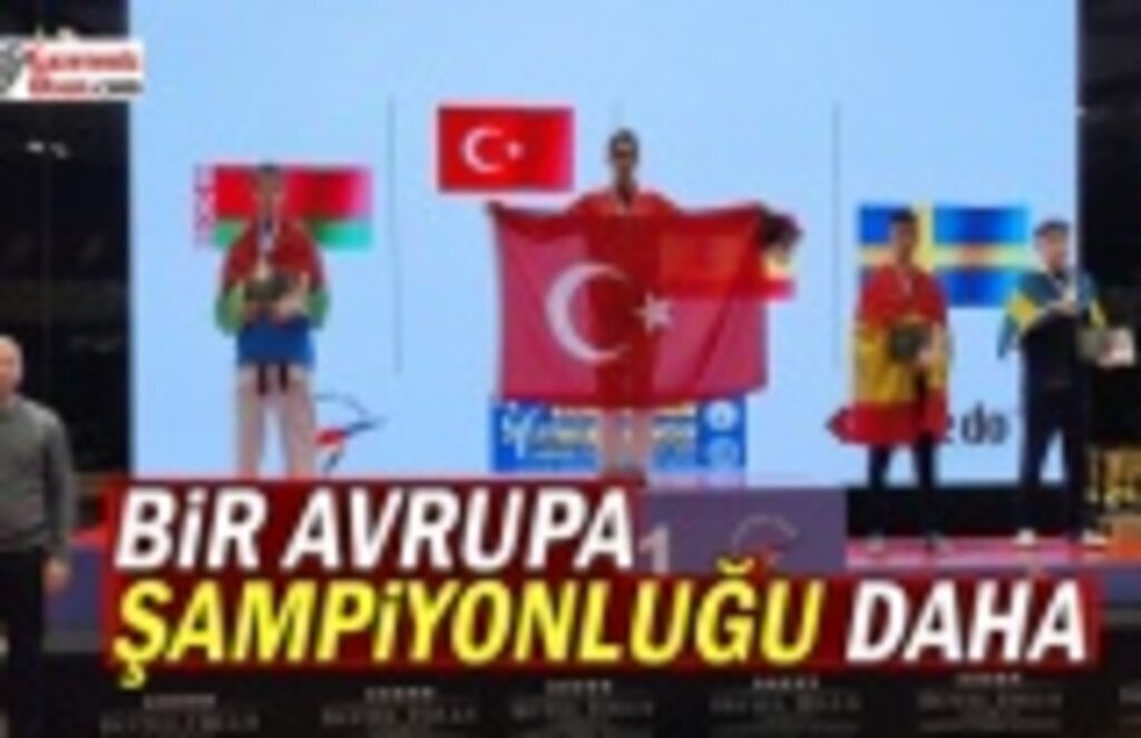 Bir Avrupa Şampiyonluğu Daha!