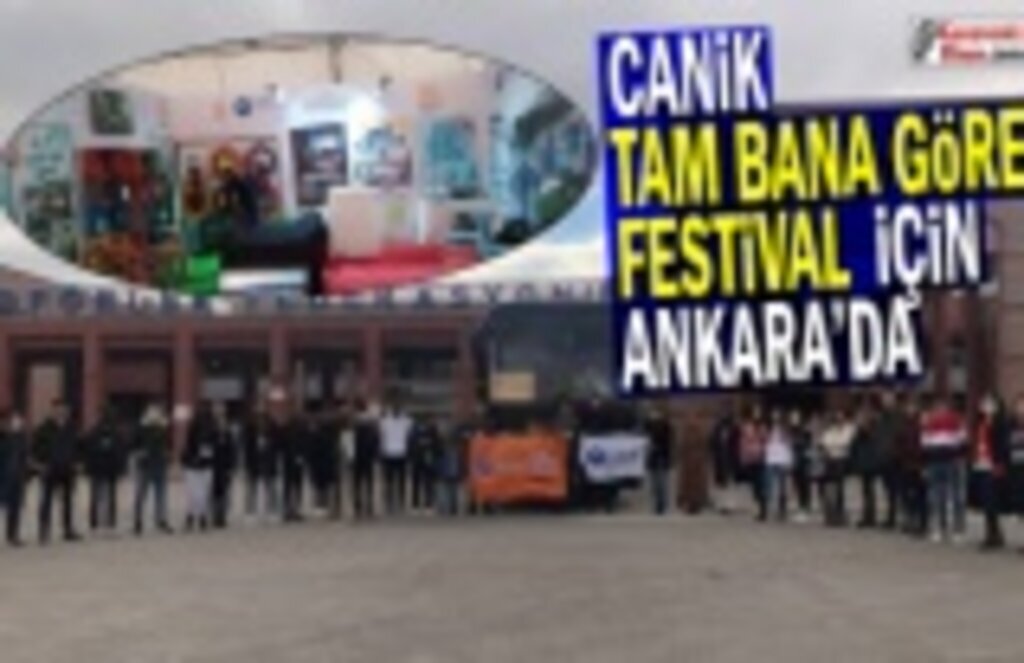 Canik Tam Bana Göre Festival için Ankara'da