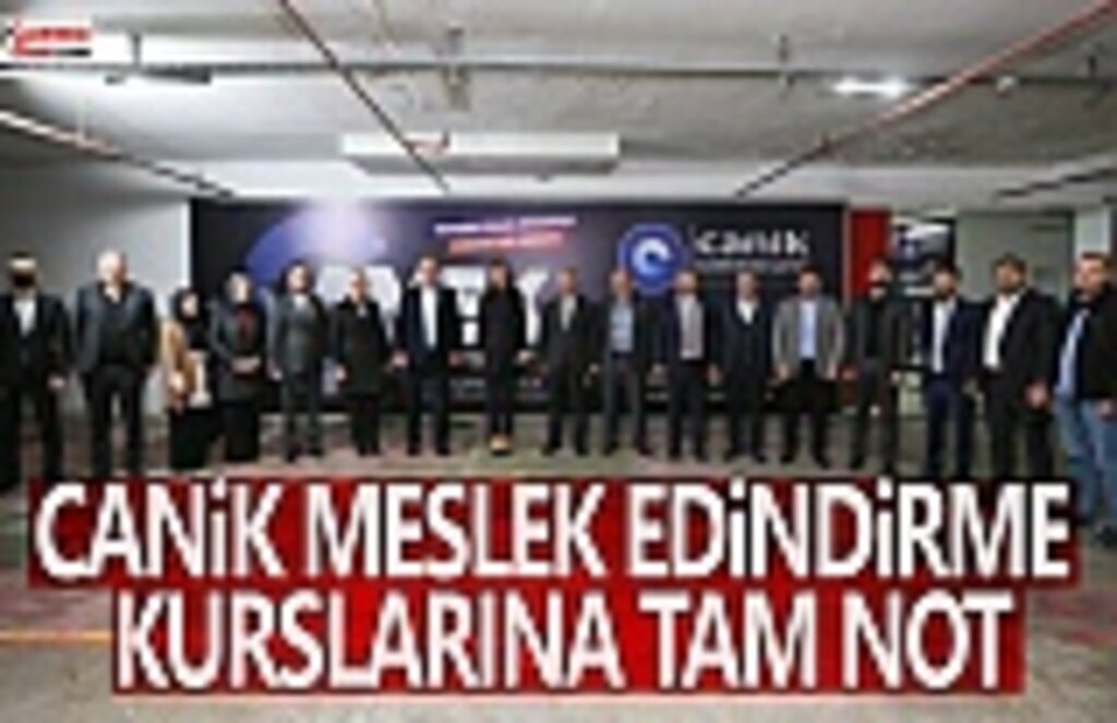 Canik meslek edindirme kurslarına tam not