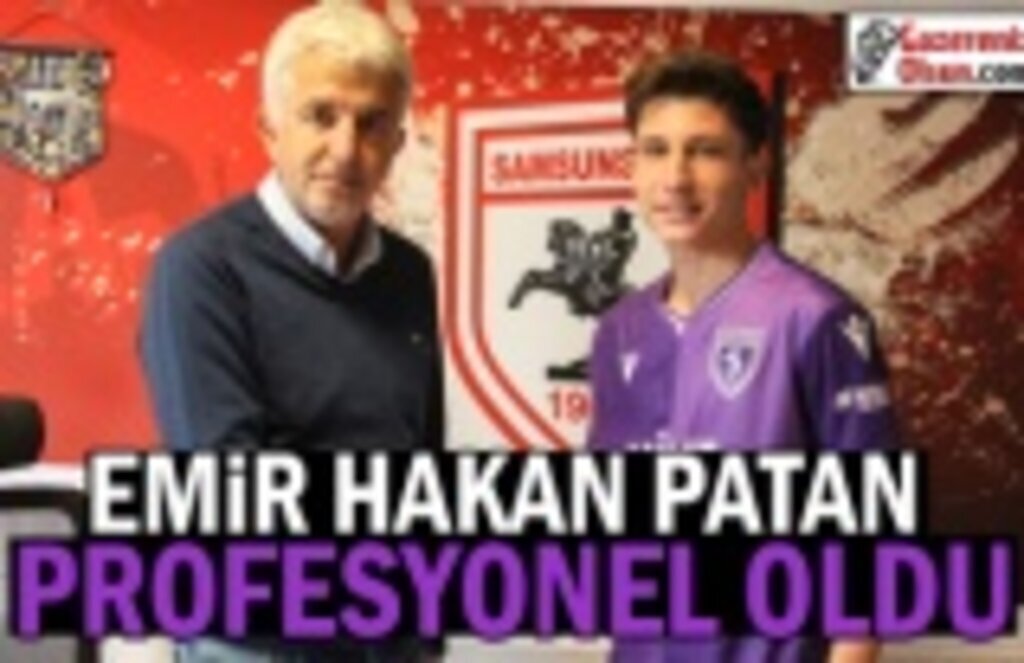 Emir Hakan Patan Profesyonel Oldu