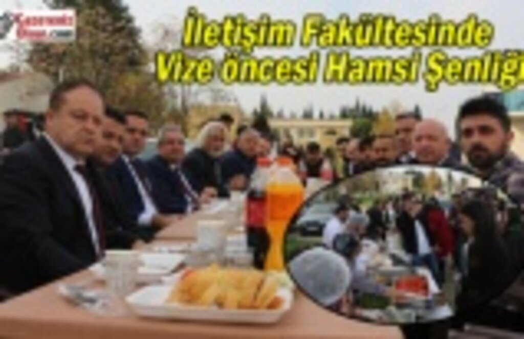 İletişim Fakültesinde Vize Öncesi Hamsi Şenliği