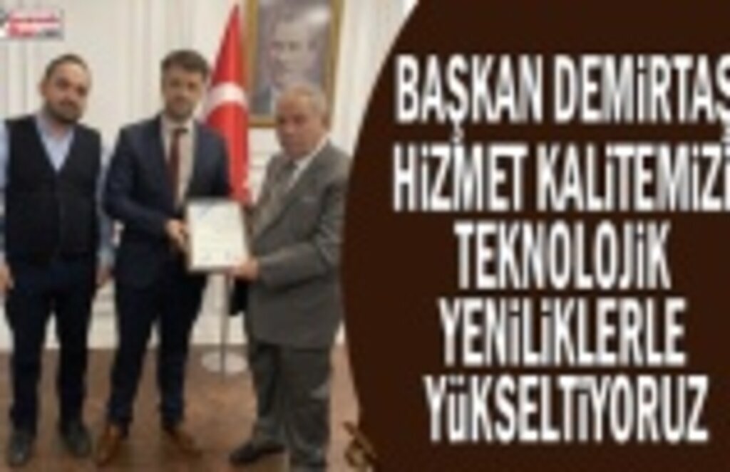 İlkadım Belediyesi 'ISO 27001:2013 Bilgi Güvenliği Yönetim Sistemi Sertifikası'nı aldı