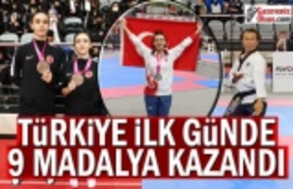 Türkiye'ye Poomsae Şampiyonasından 9 Madalya