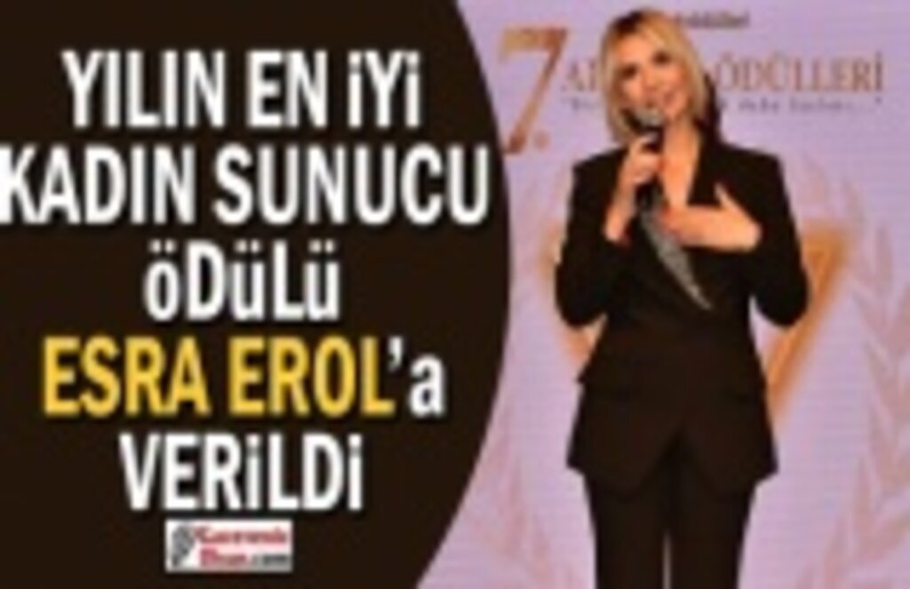 Yılın En İyi Kadın Sunucusu ödülü Esra Erol’a Verildi