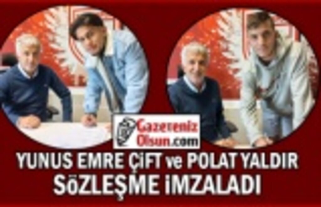 Yunus Emre Çift ve Polat Yaldır Sözleşme İmzaladı