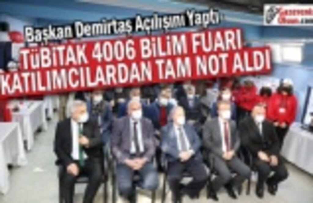 Başkan Demirtaş Belediye Ortaokulu Bilim Fuarı'nın Açılışını Yaptı