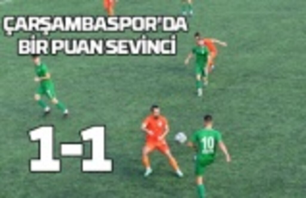 Çarşambaspor Malatya Yeşilyurt Belediyespor maç sonucu, Çarşambaspor puan durumu