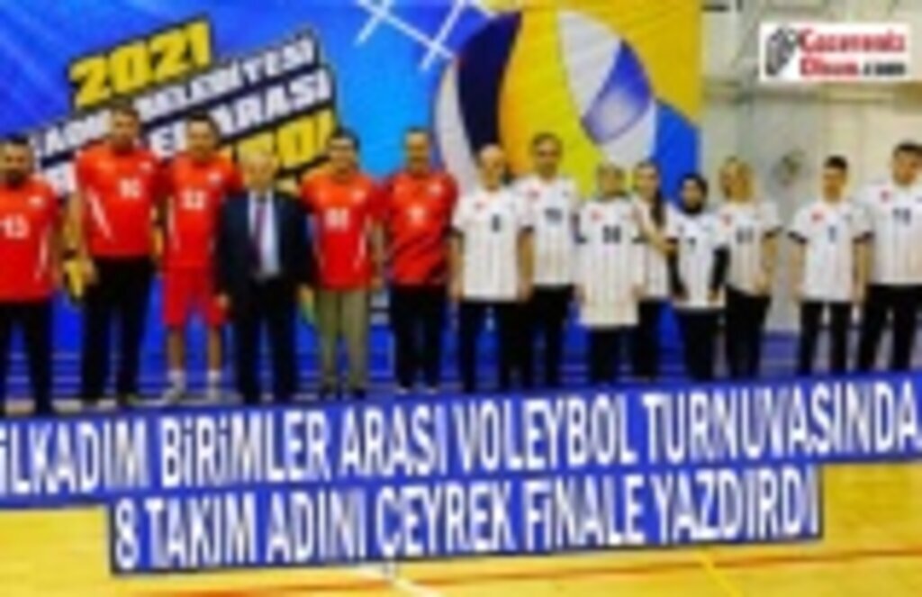 İlkadım Belediyesi Birimler arası Voleybol Turnuvası Düzenledi