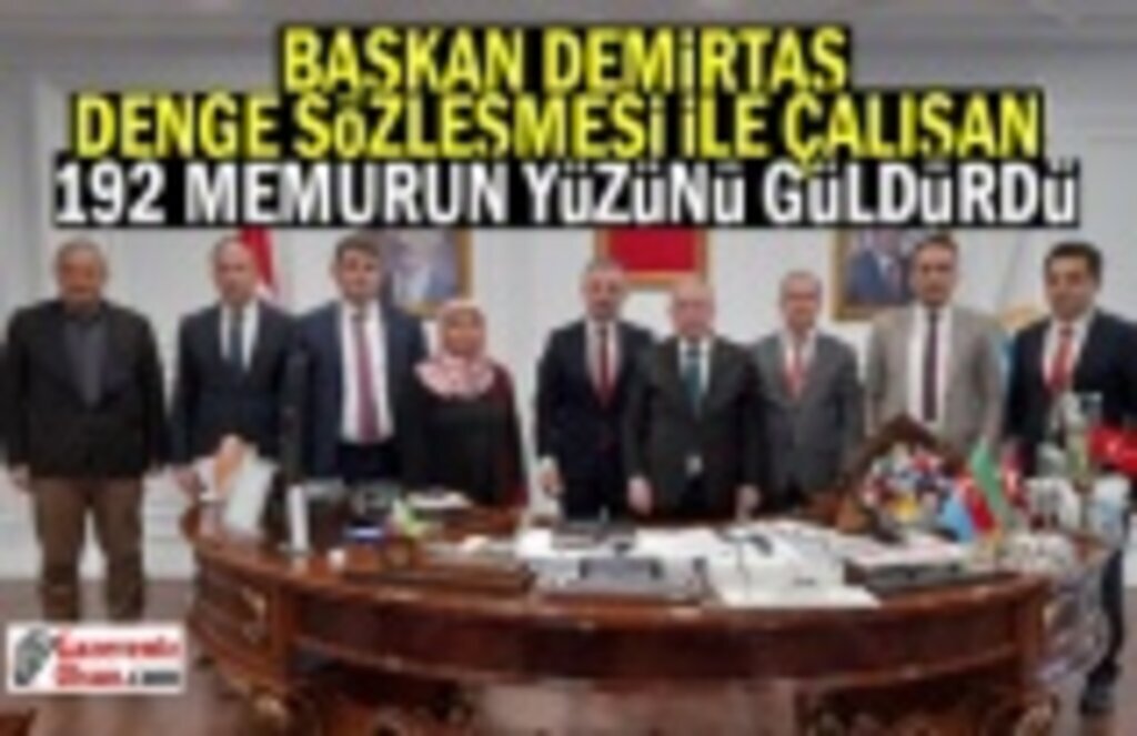 İlkadım Belediyesi Türk Yerel Hizmet Sendikası ile Sözleşme İmzaladı