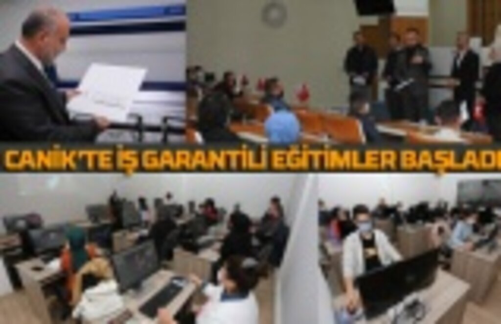 İstihdam garantili Canik Meslek Edindirme Kursları’nda eğitimler başladı