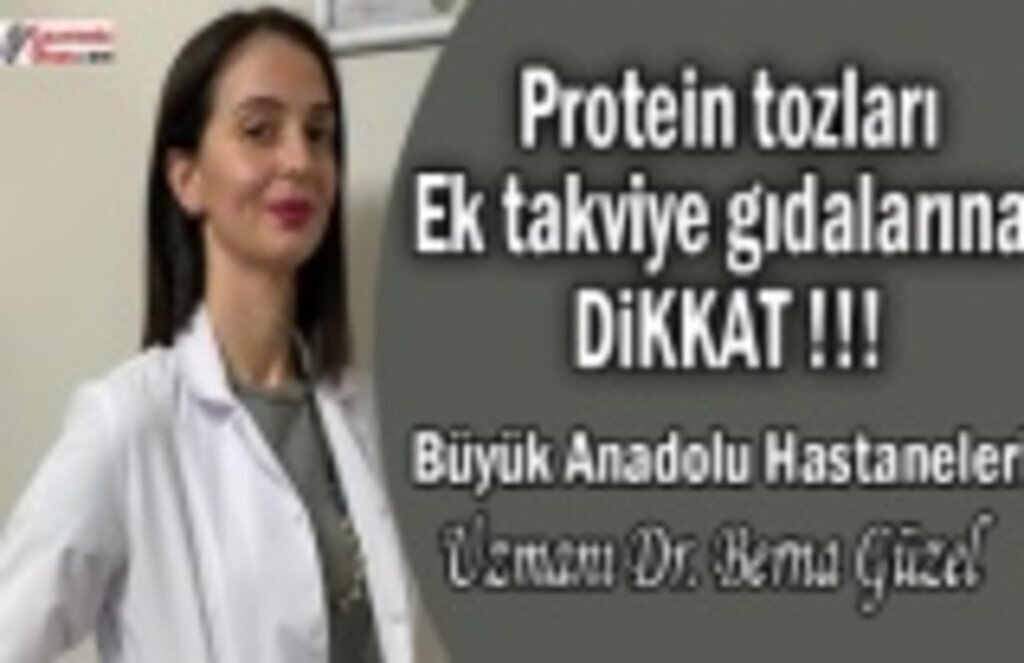 Protein tozları, ek takviye gıdalarına dikkat!