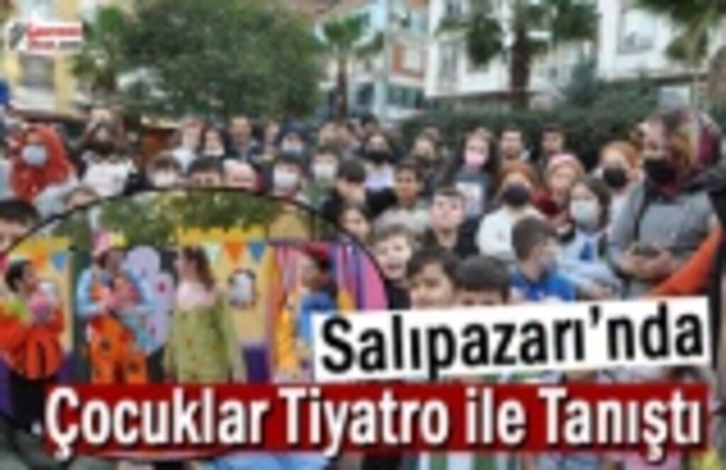 Salıpazarı'nda Çocuklar Tiyatro ile Tanıştı