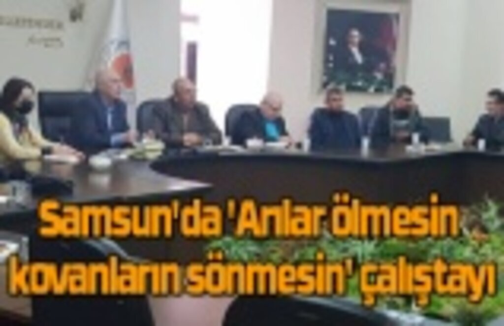 Samsun'da 'Arılar ölmesin kovanların sönmesin' çalıştayı
