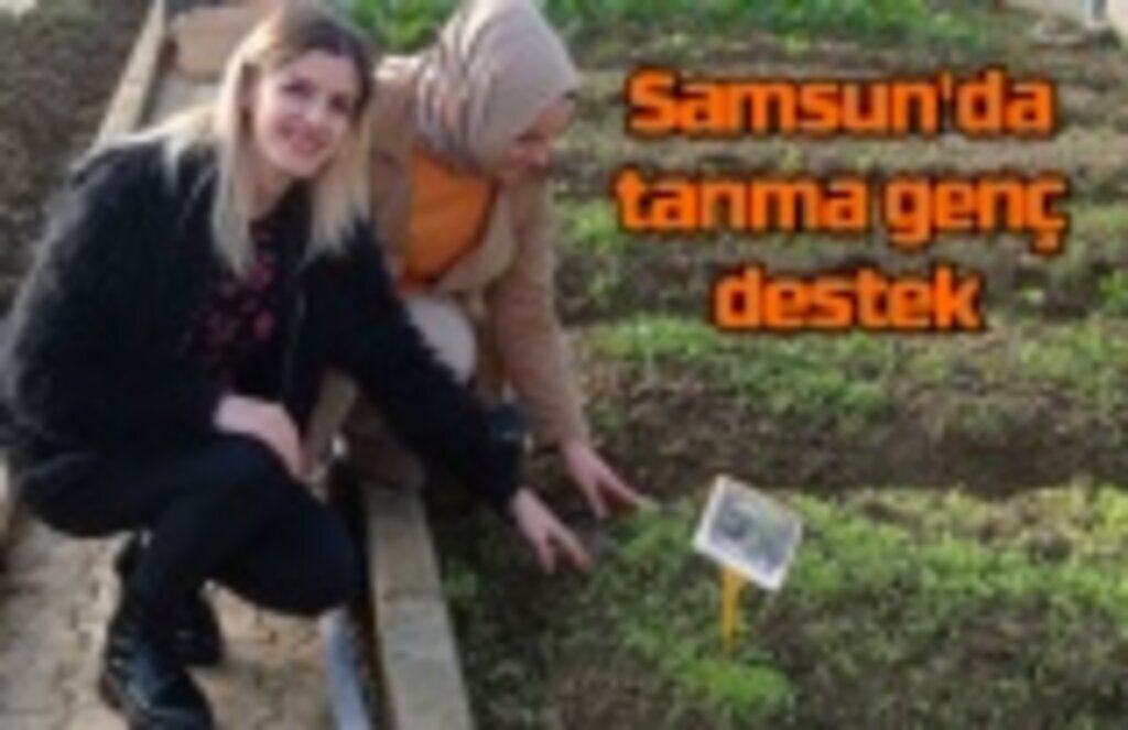 Samsun'da tarıma genç destek