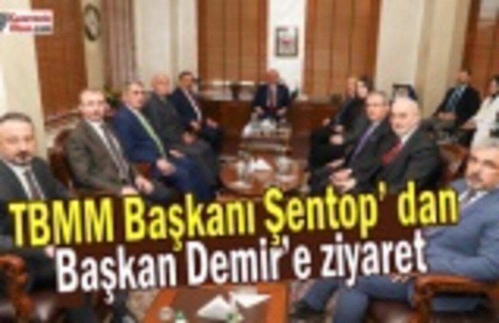 TBMM Başkanı Şentop’ dan Başkan Demir’e ziyaret