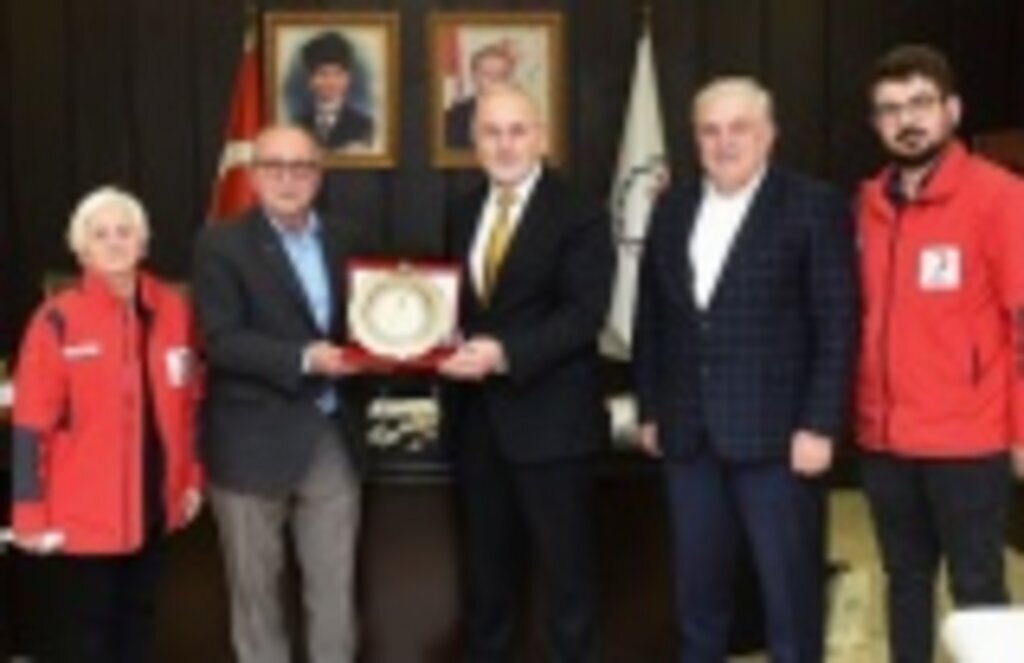 Türk Kızılay Samsun Şube Başkanlığı'ndan OMÜ’ye Teşekkür Belgesi