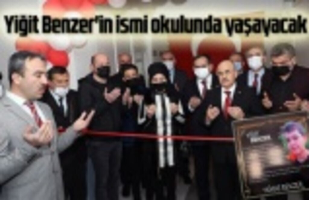 Yiğit Benzer'in ismi okulunda yaşayacak