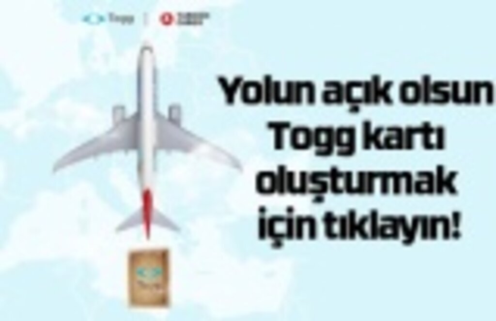 Yolun açık olsun Togg kartı oluşturma