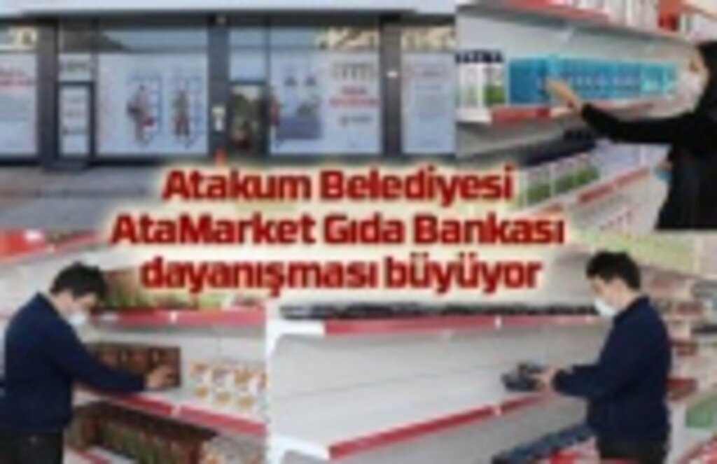 Atakum Belediyesi AtaMarket Gıda Bankası dayanışması büyüyor