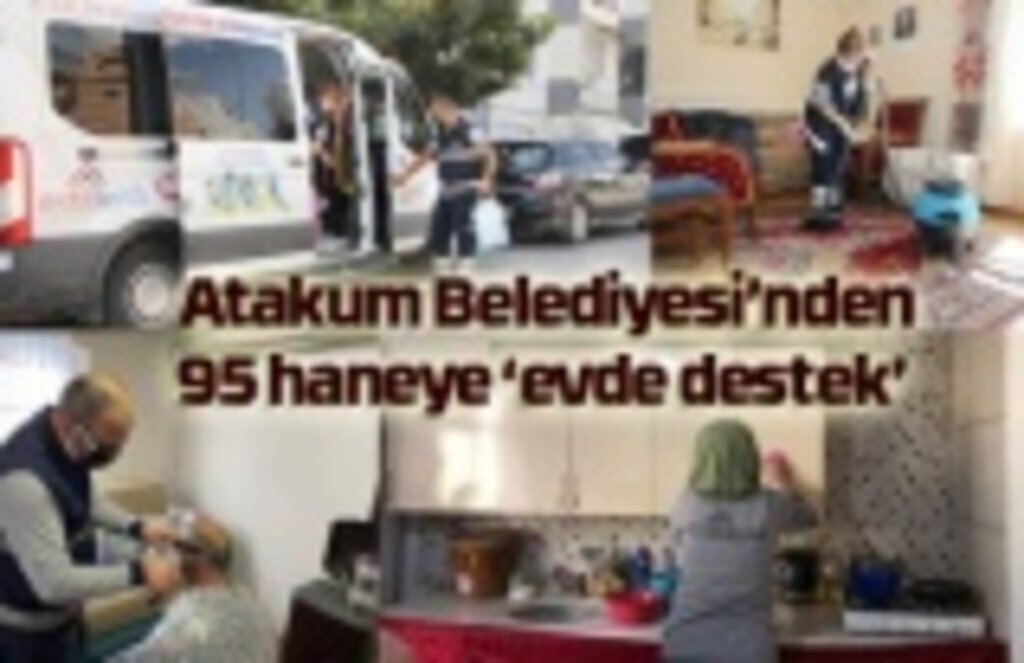 Atakum Belediyesi’nden evde destek