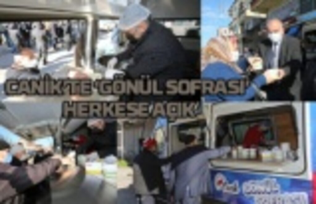 Canik'te 'Gönül Sofrası' herkese açık