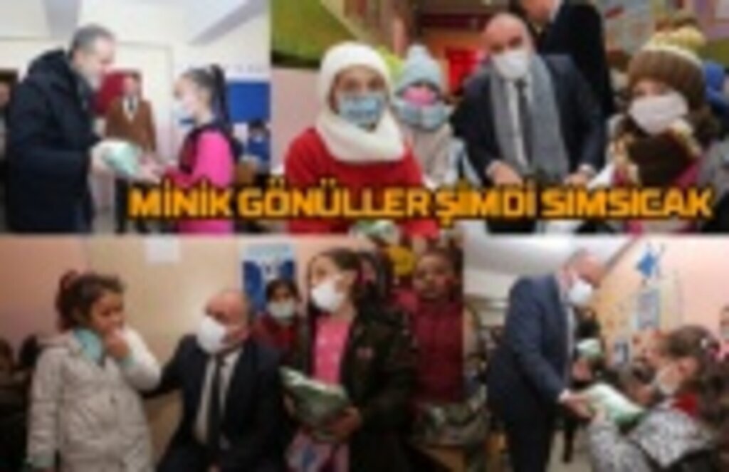 Canik'te minik gönüller ısındı