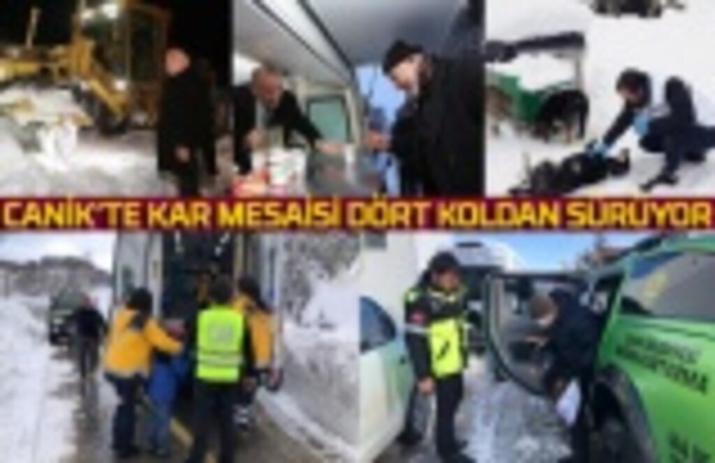 Canik'te tüm ekipler teyakkuz halinde