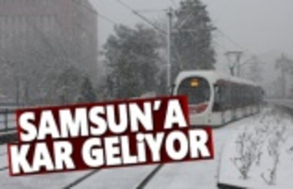 Samsun'a yoğun kar yağışı uyarısı